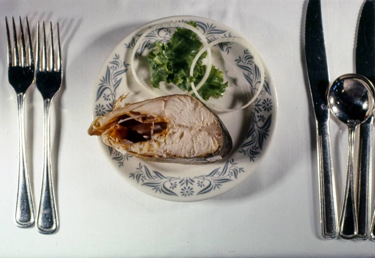 Historic Photo : 1977 White fish, Kutsher's, Thompson, New York | Margolies | Roadside America Collection | Vintage Wall Art :
