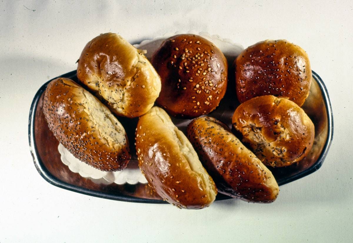 Historic Photo : 1977 Breakfast rolls, Kutsher's, Thompson, New York | Margolies | Roadside America Collection | Vintage Wall Art :
