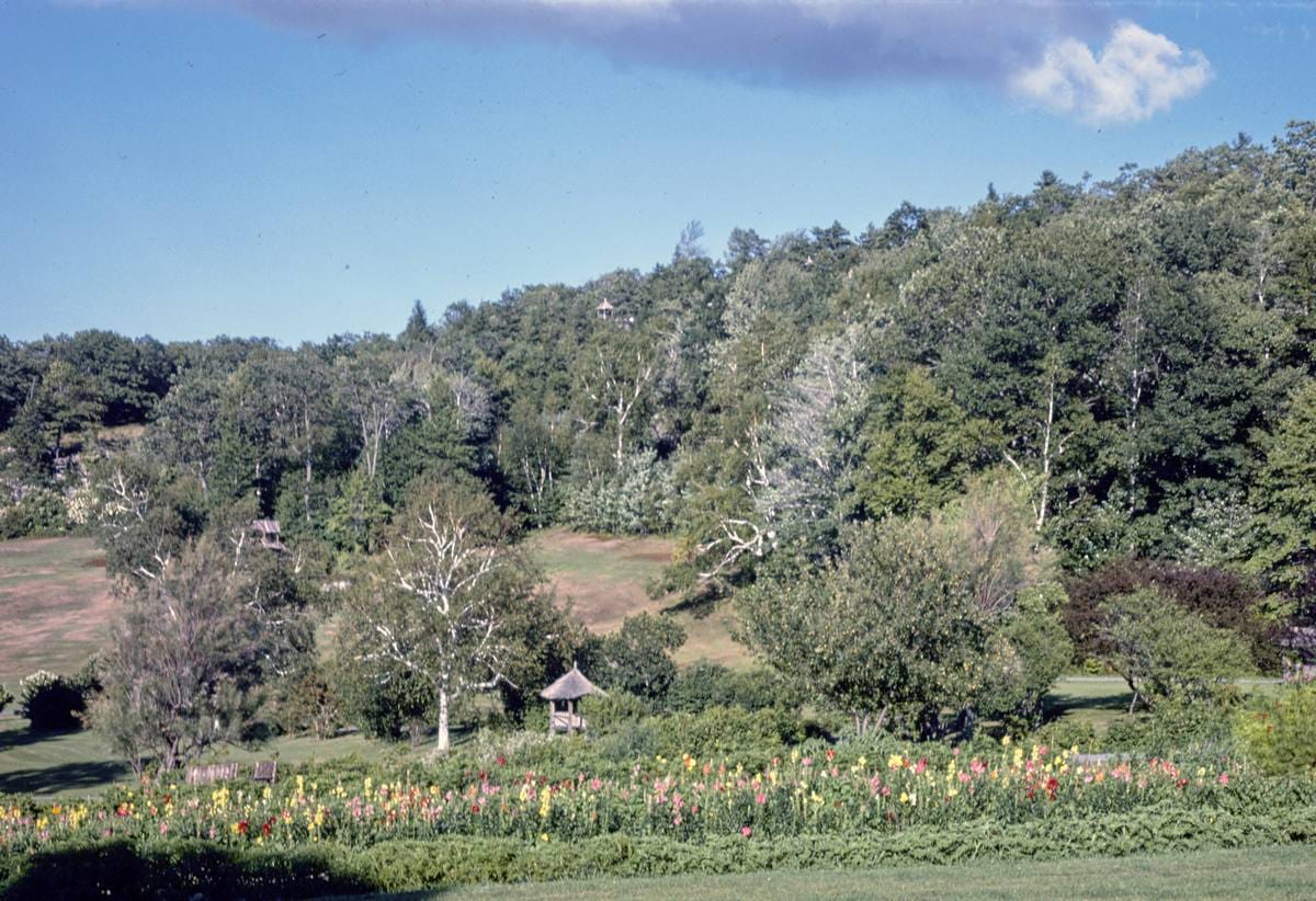 Historic Photo : 1978 Mohonk, garden scape, New Paltz, New York | Margolies | Roadside America Collection | Vintage Wall Art :