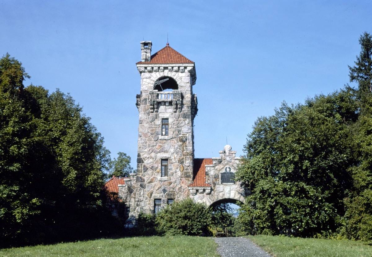 Historic Photo : 1976 Mohonk, gatehouse, New Paltz, New York | Margolies | Roadside America Collection | Vintage Wall Art :