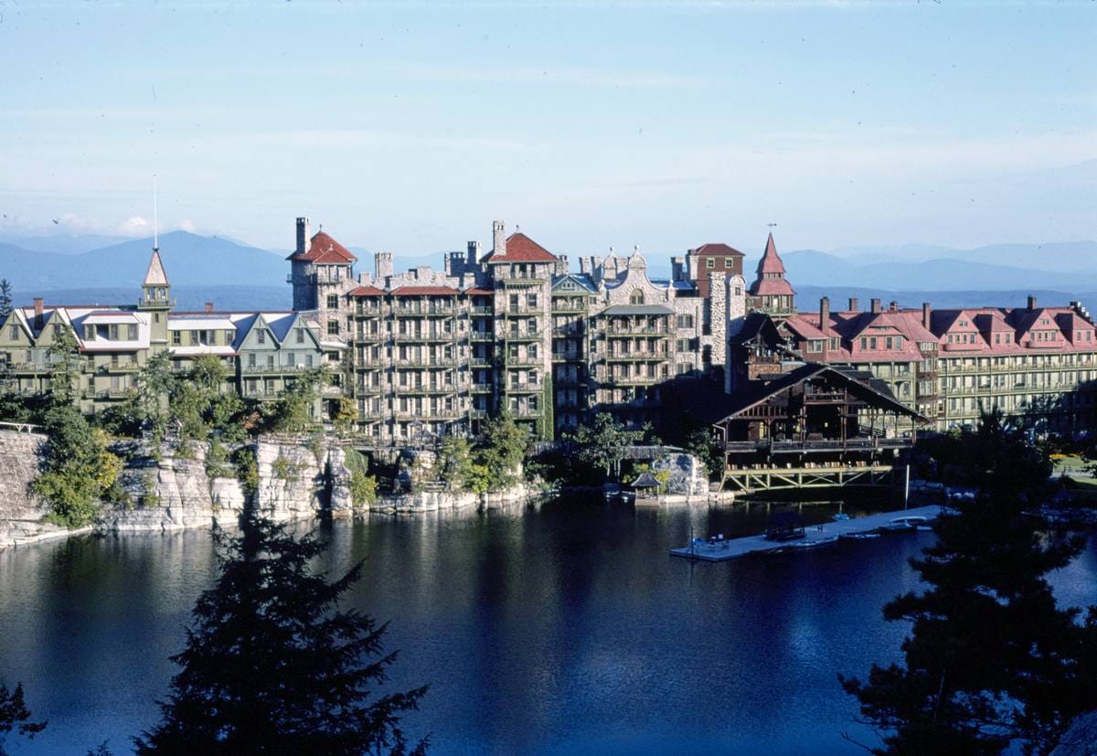 Historic Photo : 1976 Mohonk front, New Paltz, New York | Margolies | Roadside America Collection | Vintage Wall Art :