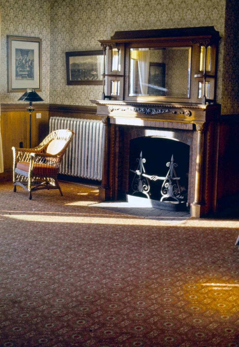 Historic Photo : 1978 Mohonk sitting area, New Paltz, New York | Margolies | Roadside America Collection | Vintage Wall Art :