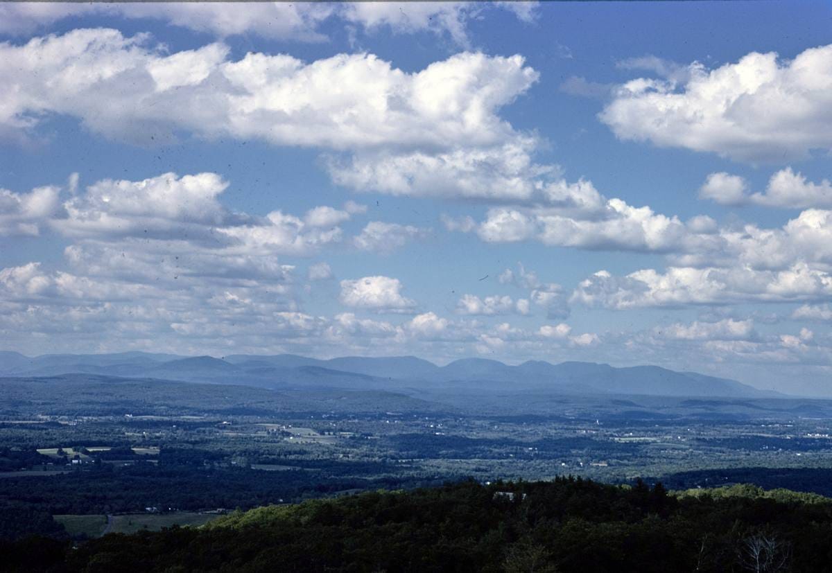 Historic Photo : 1976 Catskill Mountains from Mohonk, New Paltz, New York | Margolies | Roadside America Collection | Vintage Wall Art :