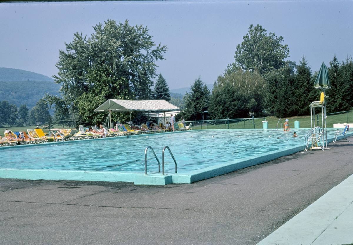 Historic Photo : 1977 Nevele pool, Ellenville, New York | Margolies | Roadside America Collection | Vintage Wall Art :