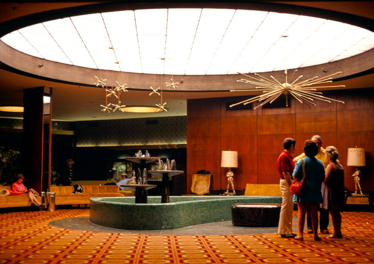 Historic Photo : 1978 Nevele lobby, Ellenville, New York | Margolies | Roadside America Collection | Vintage Wall Art :