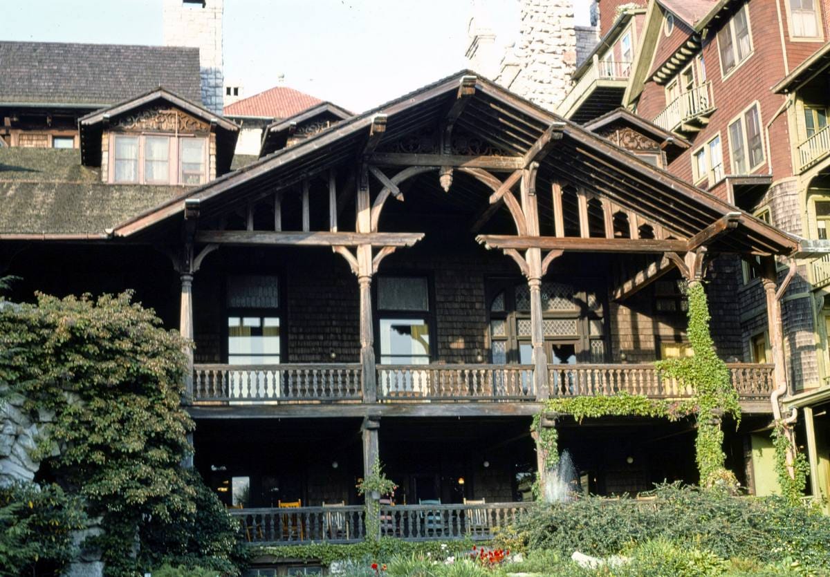 Historic Photo : 1976 Mohonk center side, New Paltz, New York | Margolies | Roadside America Collection | Vintage Wall Art :