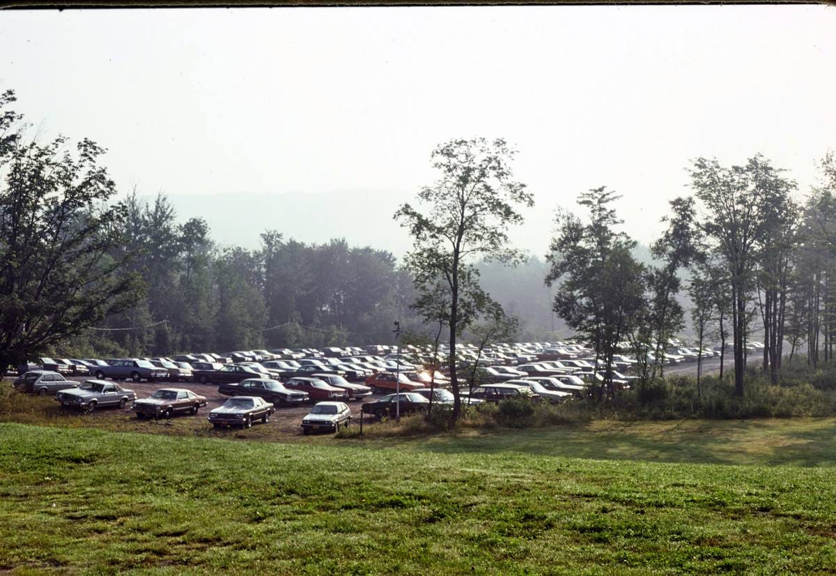 Historic Photo : 1978 Raleigh, parking lot A.M., South Fallsburg, New York | Margolies | Roadside America Collection | Vintage Wall Art :