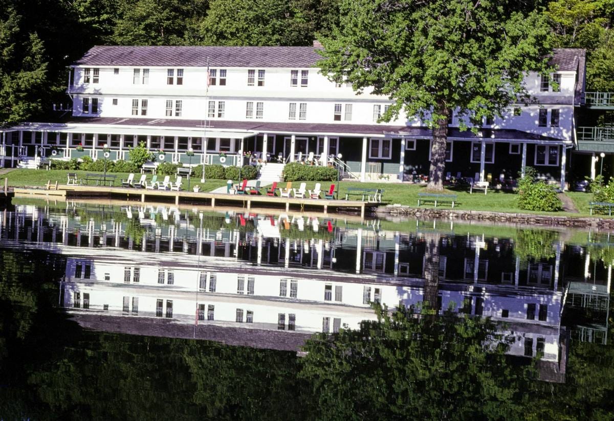 Historic Photo : 1987 Chestnut Lodge, Oquaga Lake, Deposit, New York | Margolies | Roadside America Collection | Vintage Wall Art :