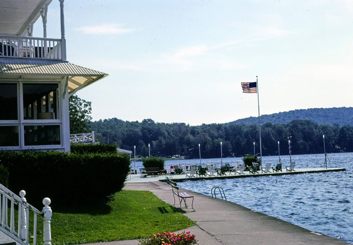 Historic Photo : 1976 Hanson's waterfront, Deposit, New York | Margolies | Roadside America Collection | Vintage Wall Art :