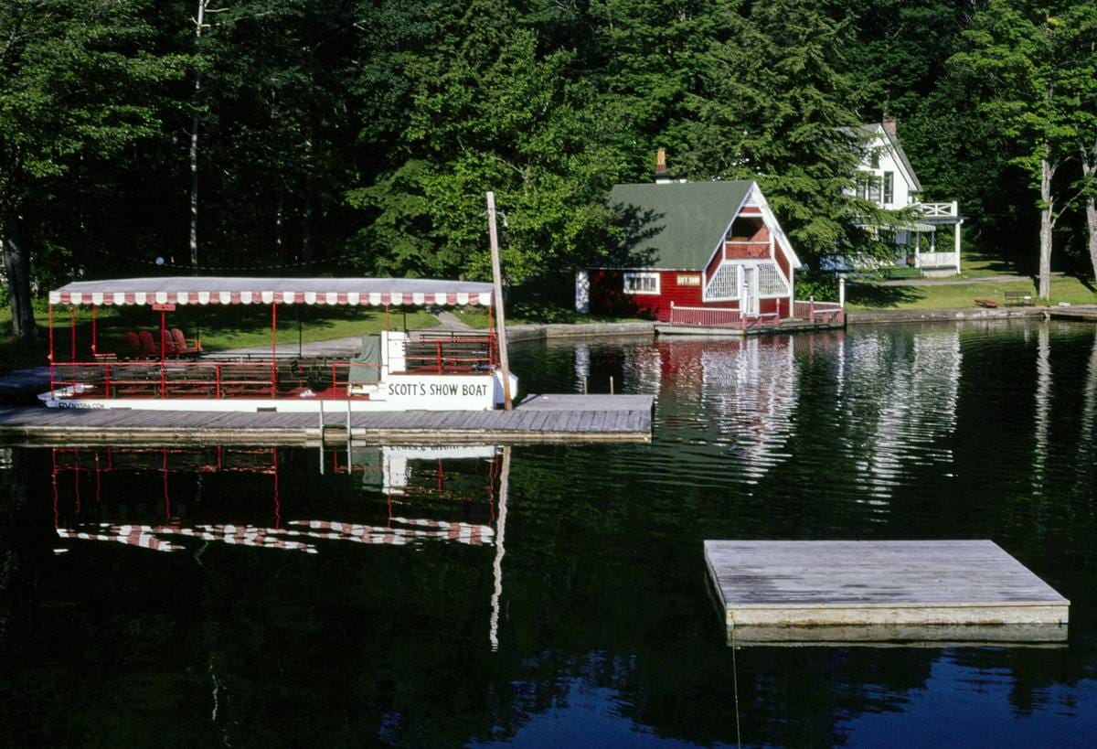 Historic Photo : 1989 Scott's lake, reflect above, Deposit, New York | Margolies | Roadside America Collection | Vintage Wall Art :
