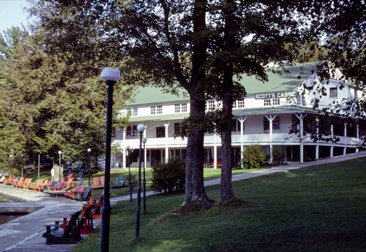 Historic Photo : 1976 Scott's casino, Oquaga Lake, Deposit, New York | Margolies | Roadside America Collection | Vintage Wall Art :