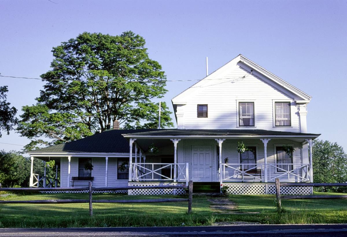 Historic Photo : 1989 Scott's farm house, Deposit, New York | Margolies | Roadside America Collection | Vintage Wall Art :