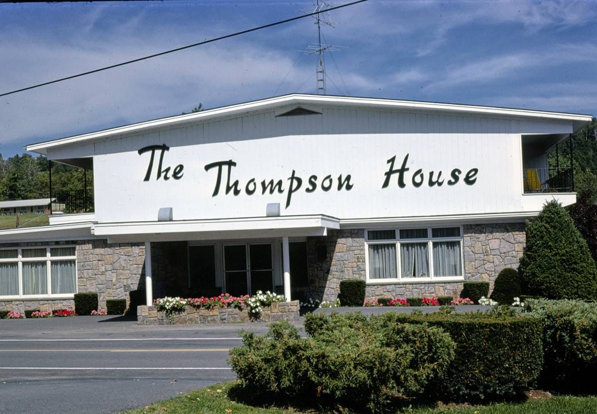 Historic Photo : 1977 Thompson House, main building, Windham, New York | Margolies | Roadside America Collection | Vintage Wall Art :