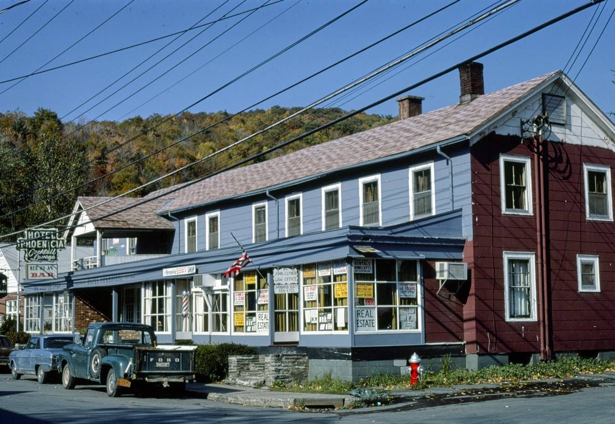 Historic Photo : 1978 Hotel Phoenicia, Phoenicia, New York | Margolies | Roadside America Collection | Vintage Wall Art :