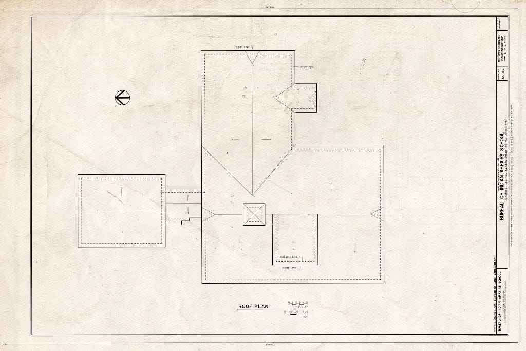 Blueprint HABS AK,3-Beth,1- (Sheet 6 of 8) - Bureau of Indian Affairs School, Tundra Street, Bethel, Bethel Census Area, AK