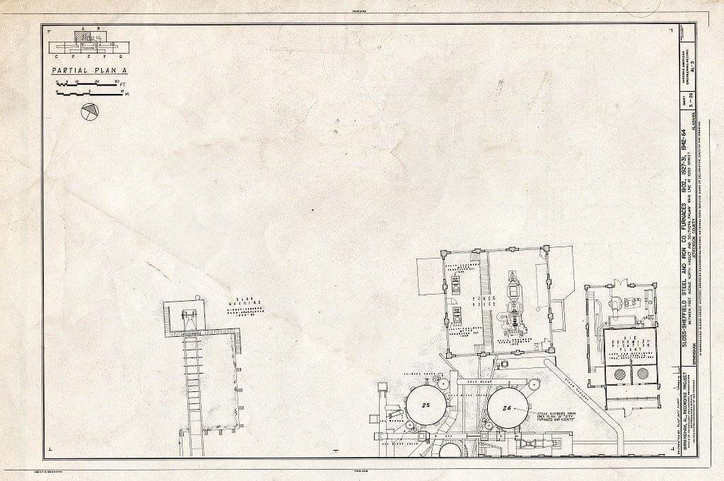 Blueprint HAER ALA,37-BIRM,4- (Sheet 5 of 20) - Sloss-Sheffield Steel & Iron, First Avenue North Viaduct at Thirty-Second Street, Birmingham, Jefferson County, AL