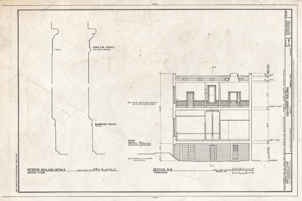 Blueprint HABS ALA,9-LAFA,4- (Sheet 11 of 14) - Hightower Building, 15 South Lafayette Street, Lafayette, Chambers County, AL