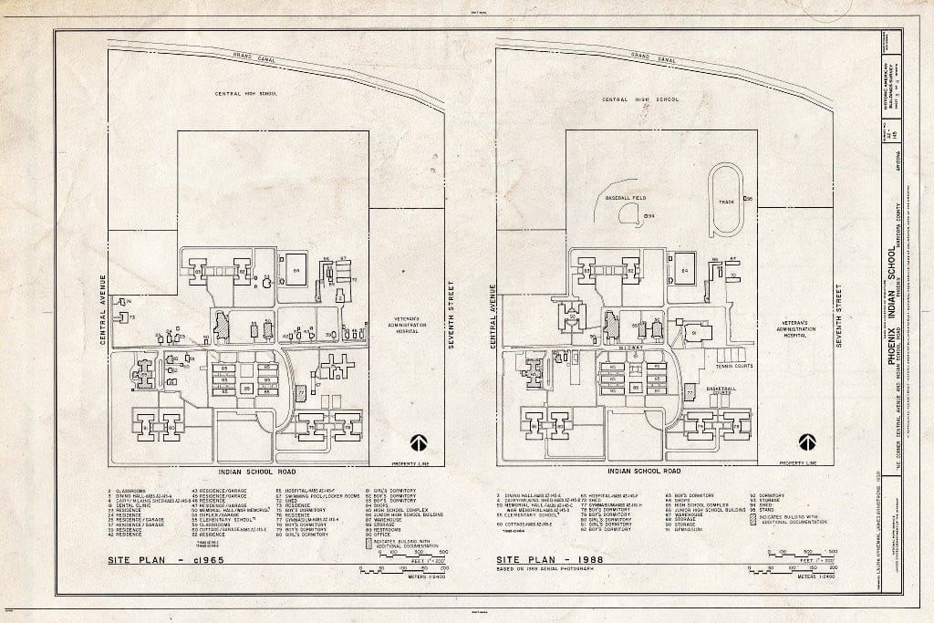 Blueprint HABS ARIZ,7-PHEN,17- (Sheet 3 of 4) - Phoenix Indian School, Northeast Corner of Central Avenue & Indian School Road, Phoenix, Maricopa County, AZ