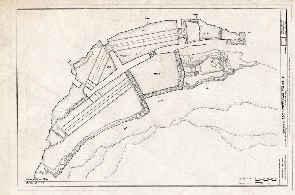 Blueprint Level 4 Floor Plan - Montezuma Castle, Off I-17, Camp Verde, Yavapai County, AZ