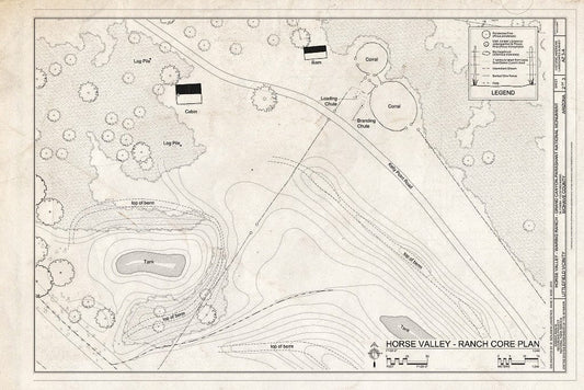 Blueprint 2. Ranch Core Plan - Horse Valley Ranch, Littlefield, Mohave County, AZ