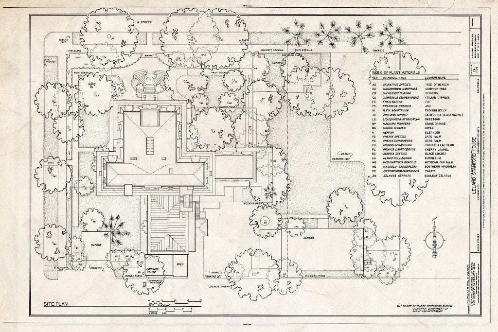Blueprint HABS Cal,34-SAC,9- (Sheet 2 of 9) - Leland Stanford House, 800 N Street, Sacramento, Sacramento County, CA