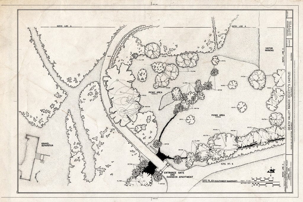 Blueprint HABS Cal,14-DVNM,1- (Sheet 5 of 6) - Death Valley Ranch, Death Valley Junction, Inyo County, CA