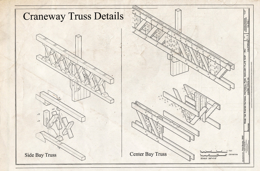 Blueprint HAER CA-326-I (Sheet 5 of 5) - Rosie The Riveter National Historical Park, Auxiliary Plate Shop, 912 Harbour Way, Richmond, Contra Costa County, CA