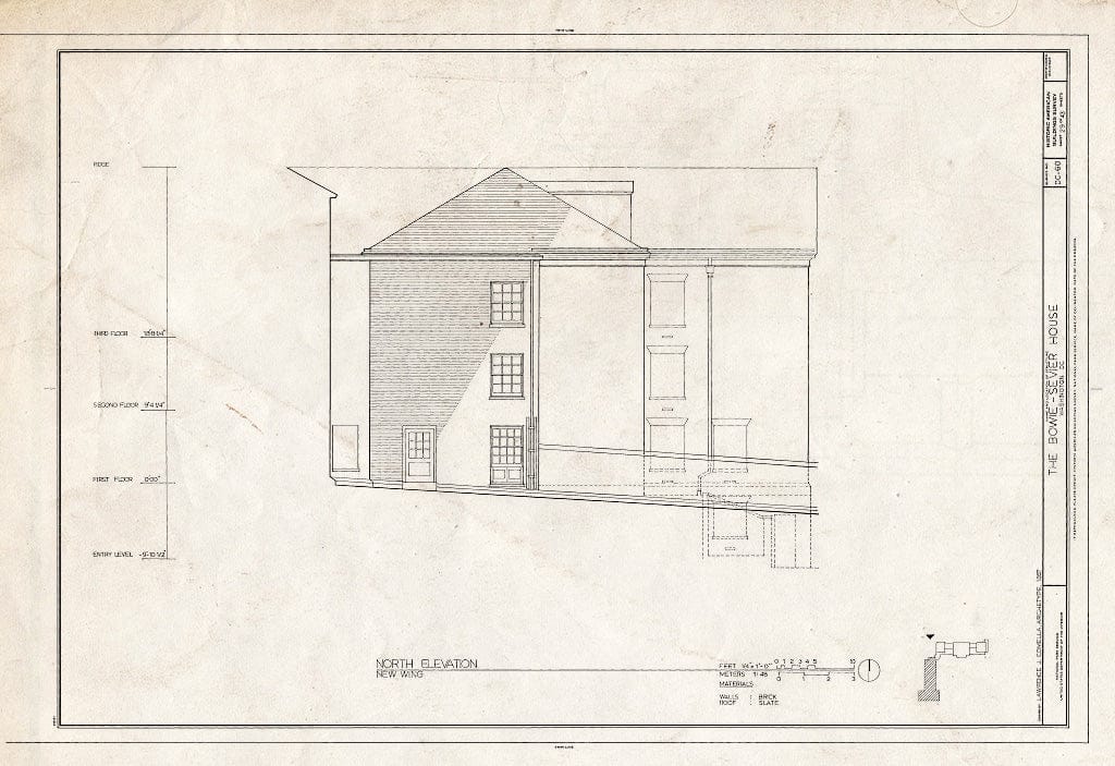 Blueprint HABS DC,GEO,12 (Sheet 29 of 43) - Bowie-Sevier House, 3124 Q Street, Northwest, Washington, District of Columbia, DC