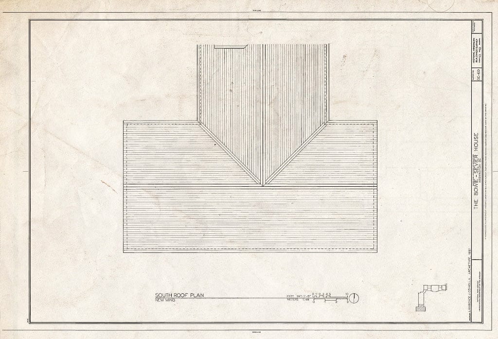 Blueprint HABS DC,GEO,12 (Sheet 43 of 43) - Bowie-Sevier House, 3124 Q Street, Northwest, Washington, District of Columbia, DC