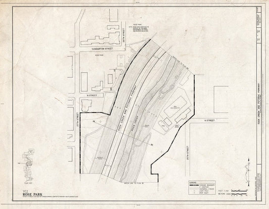 Blueprint 26. Plan VII: Rose Park - Rock Creek & Potomac Parkway, Washington, District of Columbia, DC
