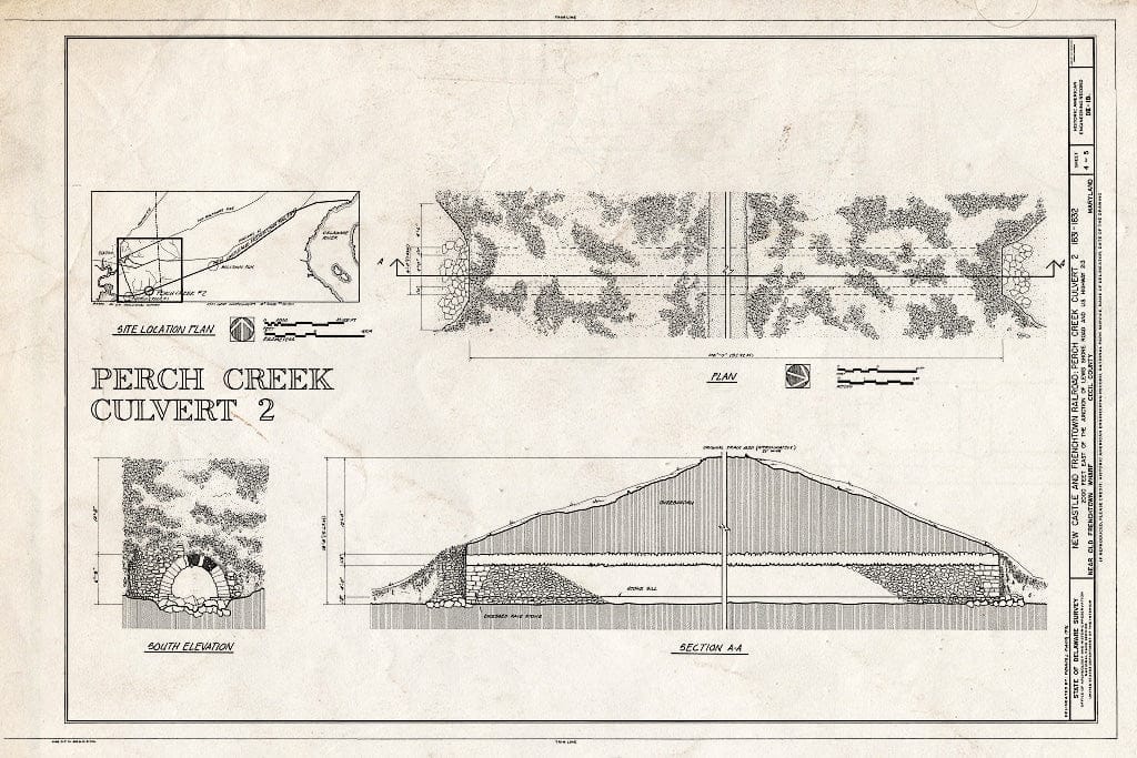 Blueprint HAER DEL,2-NEWCA,44- (Sheet 4 of 5) - New Castle & Frenchtown Railroad, New Castle, New Castle County, DE