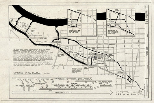 Blueprint HAER GA,123-AUG,41- (Sheet 2 of 8) - Augusta Canal, Augusta, Richmond County, GA