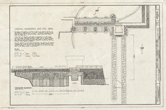 Blueprint HAER GA,123-AUG,41- (Sheet 4 of 8) - Augusta Canal, Augusta, Richmond County, GA