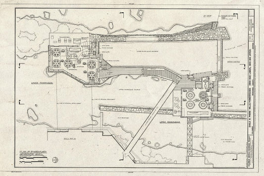 Blueprint HAER GA,108-COLM,17- (Sheet 1 of 4) - Eagle & Phenix Mills, Front Street (1200-1300 Blocks), Columbus, Muscogee County, GA