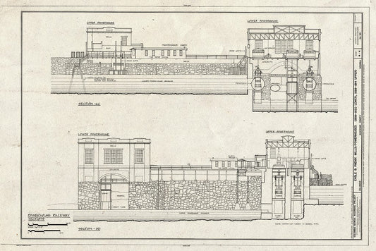Blueprint HAER GA,108-COLM,17- (Sheet 4 of 4) - Eagle & Phenix Mills, Front Street (1200-1300 Blocks), Columbus, Muscogee County, GA