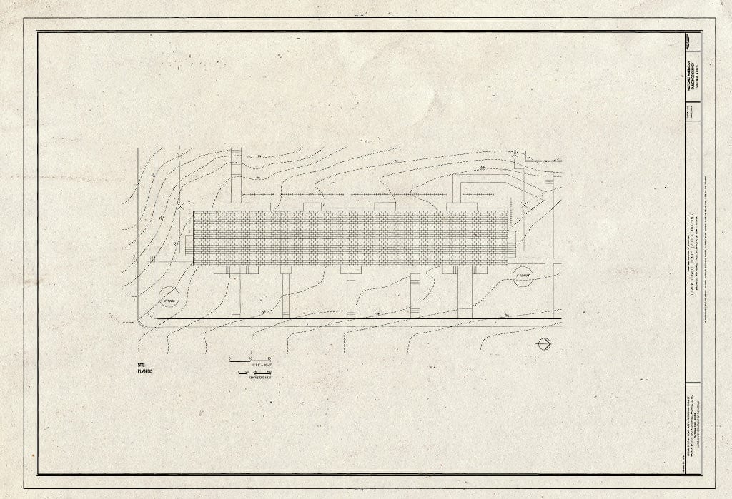 Blueprint HABS GA,61-ATLA,63G- (Sheet 4 of 4) - Clark Howell Homes, Building D-3, 454 Venable Street, Atlanta, Fulton County, GA