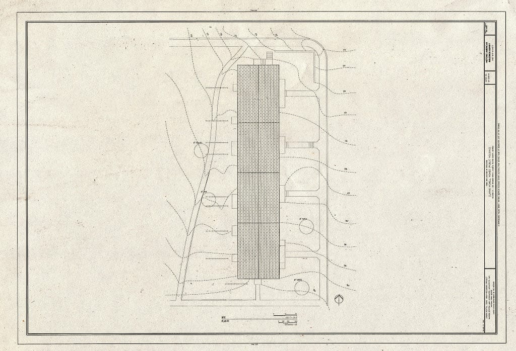 Blueprint HABS GA,61-ATLA,63M- (Sheet 4 of 4) - Clark Howell Homes, Building J-1, 432 Venable Street, Atlanta, Fulton County, GA