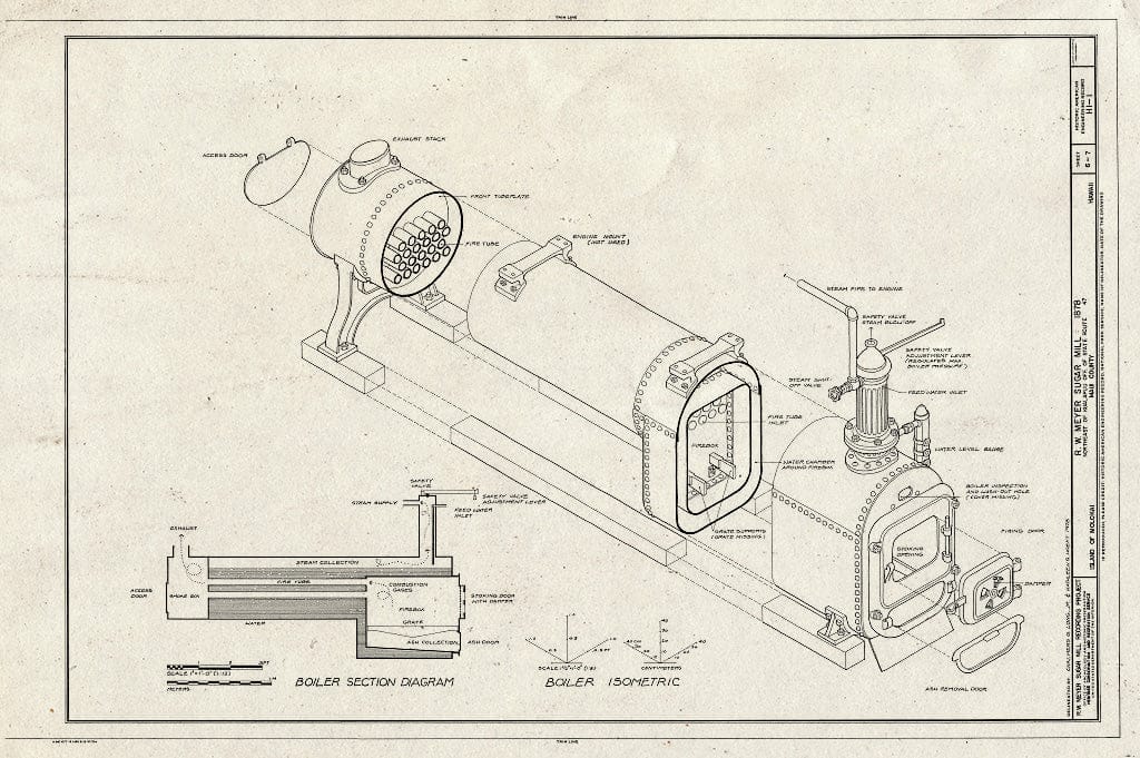 Blueprint HAER HI,5-KALPU,1- (Sheet 6 of 7) - R. W. Meyer Sugar Mill, State Route 47, Kualapuu, Maui County, HI