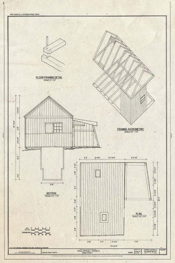 Blueprint HABS HI,1-KAIKO.V,1- (Sheet 10 of 10) - Kealapuali Ranch, Kailua, Hawaii County, HI