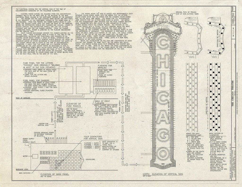 Blueprint HABS Ill,16-CHIG,165- (Sheet 4 of 5) - Chicago Theater, 175 North State Street, Chicago, Cook County, IL