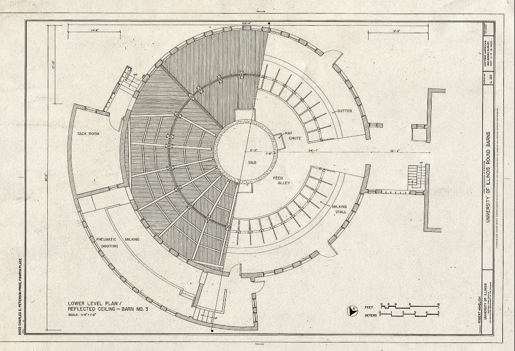 Blueprint HABS IL-1211 (Sheet 11 of 16) - University of Illinois Round Barns, Urbana, Champaign County, IL