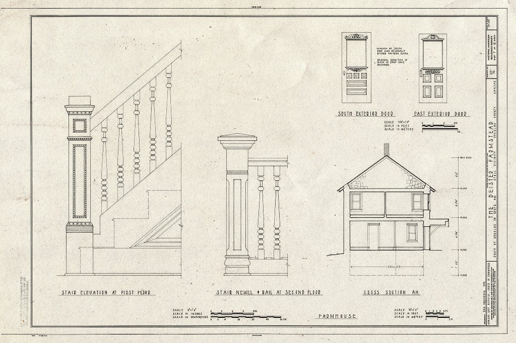 Blueprint HABS KANS,23-STUL.V,1- (Sheet 7 of 18) - Deister Farmstead, Route 442, Stull, Douglas County, KS