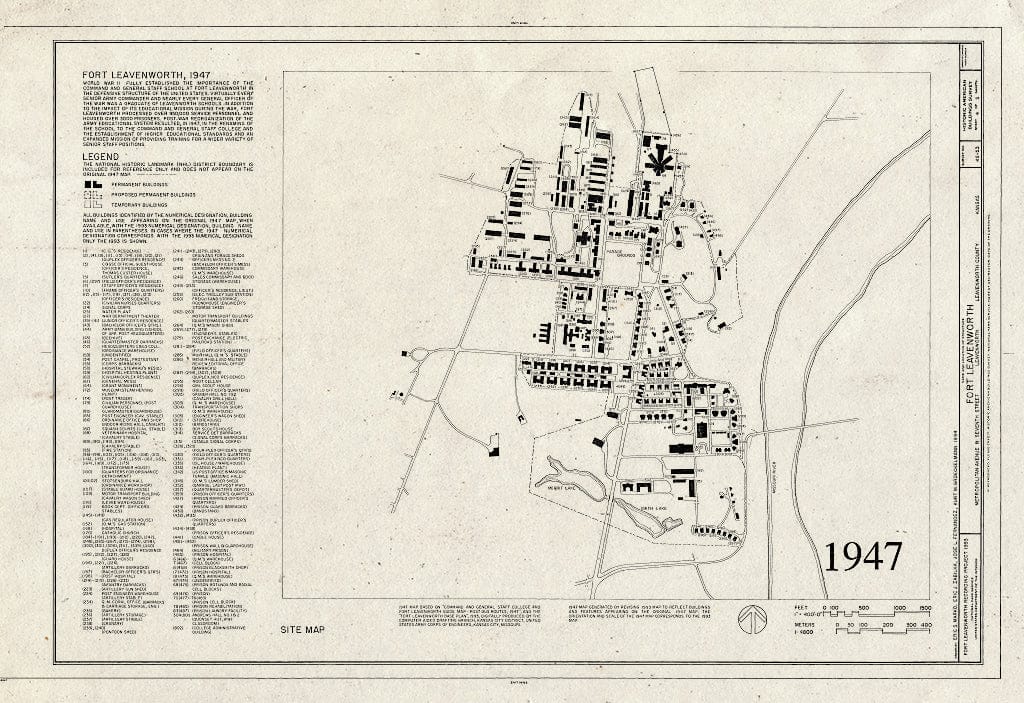Blueprint HABS KANS,52-LEAV,1- (Sheet 4 of 5) - Fort Leavenworth, Metropolitan Avenue & Seventh Street, Leavenworth, Leavenworth County, KS