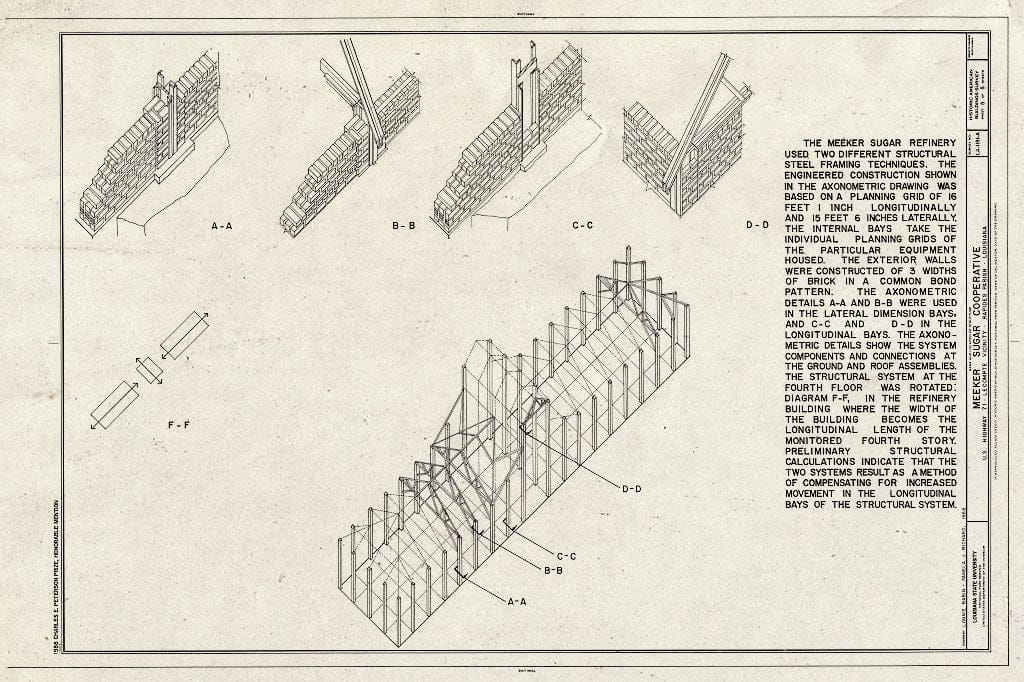 Blueprint HABS LA,40-LECO.V,1-A- (Sheet 5 of 5) - Meeker Sugar Cooperative, Sugar Mill, U.S. Highway 71, Lecompte, Rapides Parish, LA
