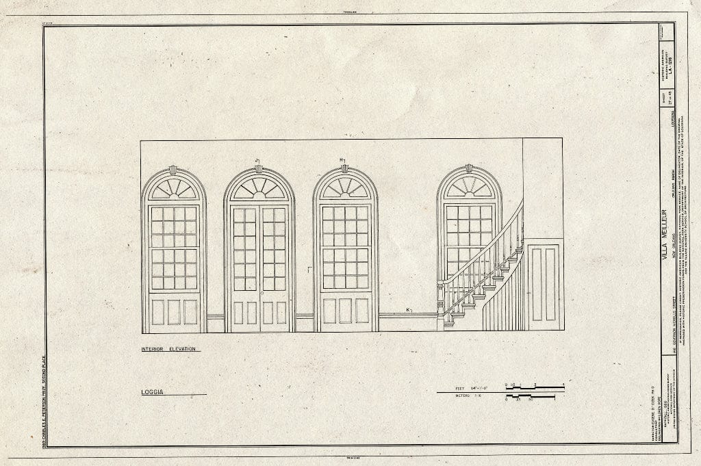 Blueprint HABS LA,36-NEWOR,94- (Sheet 27 of 45) - Villa Meilleur, 1418 Governor Nicholls Street, New Orleans, Orleans Parish, LA