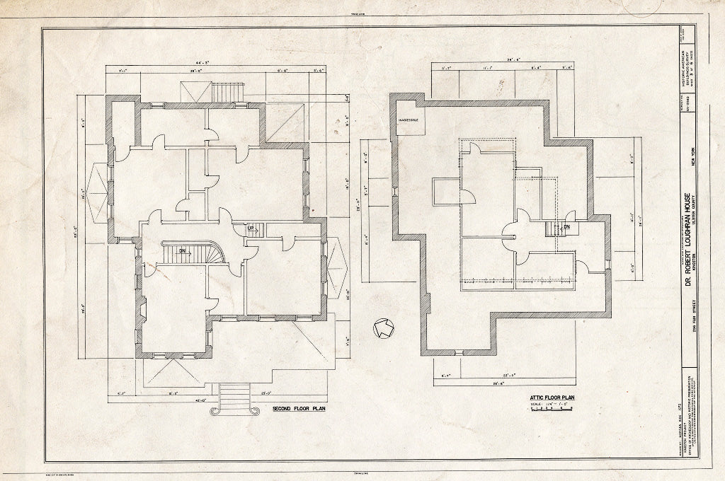 Blueprint HABS NY,56-King,15- (Sheet 3 of 6) - Dr. Robert Loughran House, 296 Fair Street, Kingston, Ulster County, NY