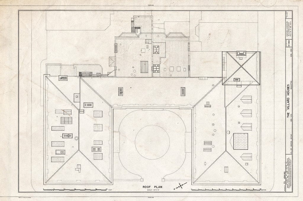 Blueprint HABS NY,31-NEYO,120- (Sheet 10 of 35) - Villard Houses, 451-457 Madison Avenue & 24 East Fifty-First Street, New York County, NY