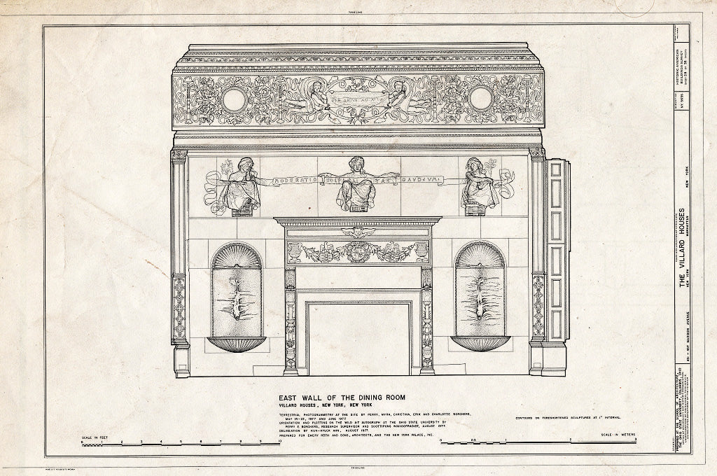 Blueprint HABS NY,31-NEYO,120- (Sheet 28 of 35) - Villard Houses, 451-457 Madison Avenue & 24 East Fifty-First Street, New York County, NY