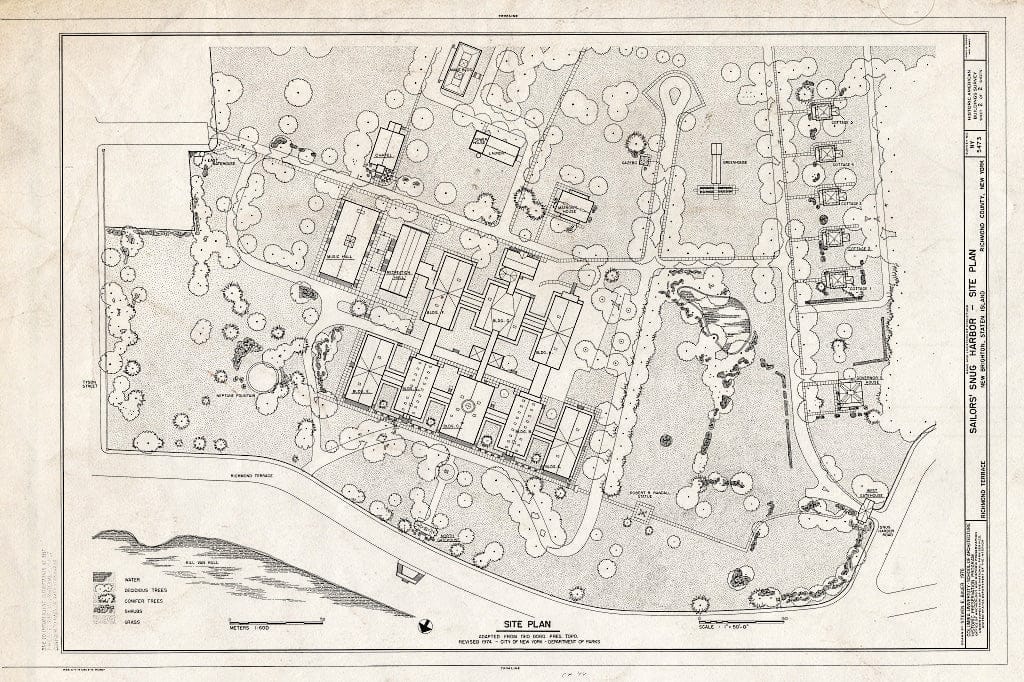Blueprint HABS NY,43-NEWBR,1- (Sheet 2 of 2) - Sailors' Snug Harbor, Richmond Terrace, Staten Island, New Brighton, Richmond County, NY