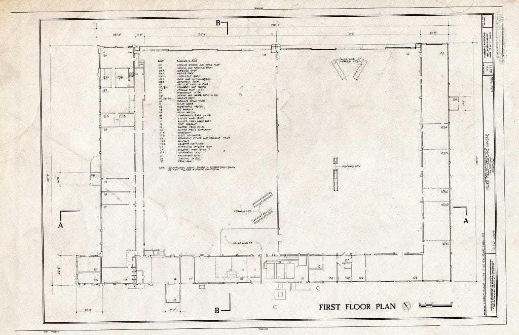 Blueprint HABS NY,43-NEDO,4B- (Sheet 3 of 11) - Miller Field, Seaplane Hangar, New Dorp Lane, Staten Island, New Dorp, Richmond County, NY